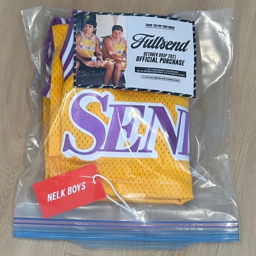 Full Send SENDERS LAKERS JERSEY